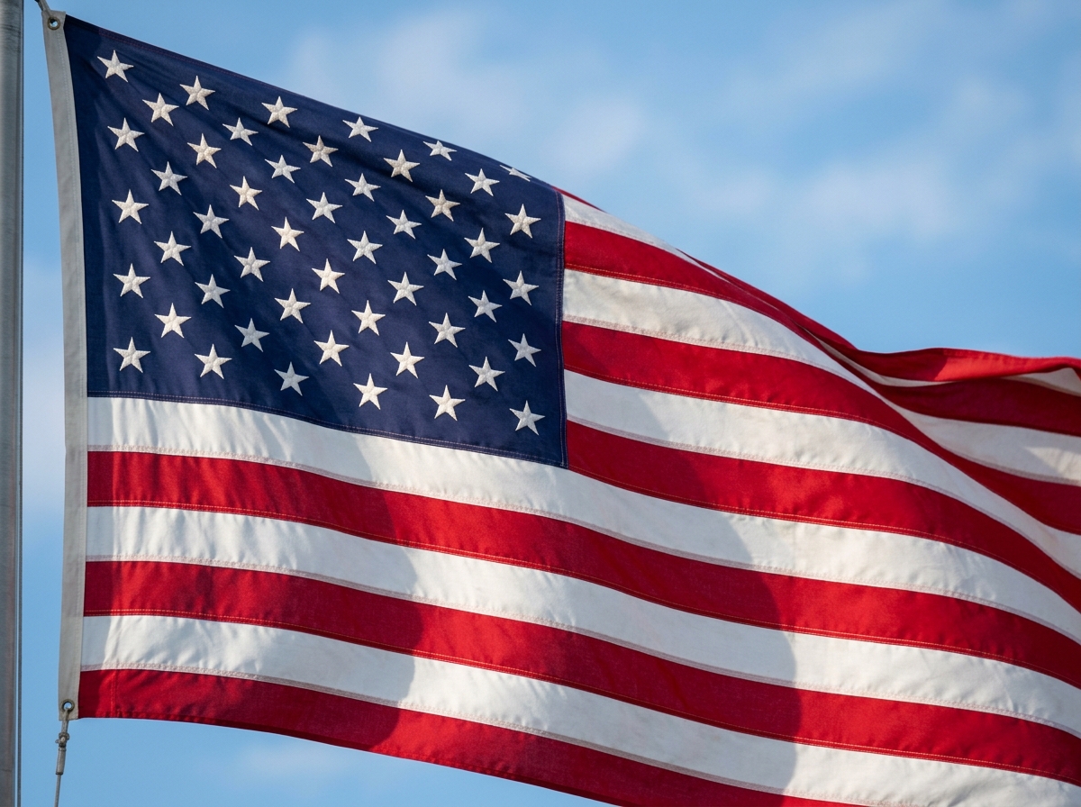 Proudly Made in USA - American Flag