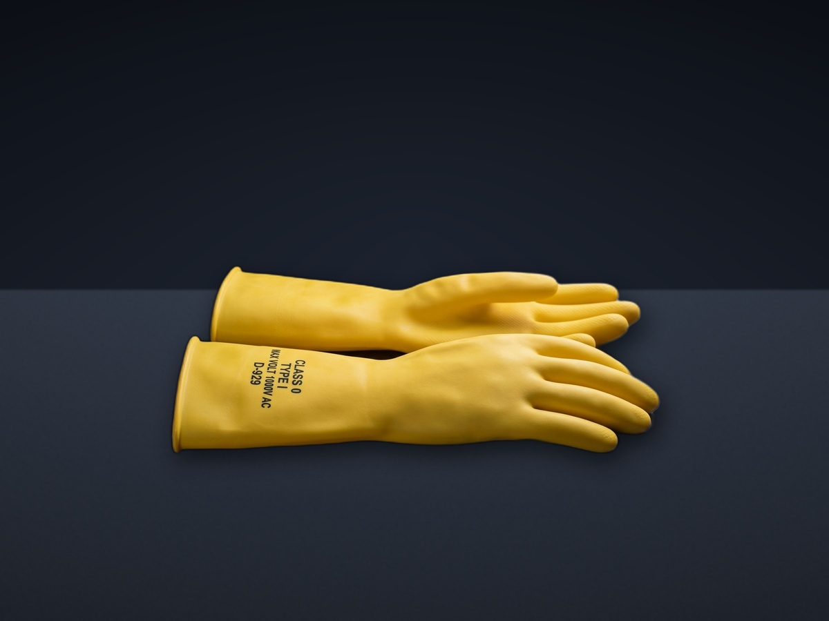 EVStrong Class 0 Yellow Electrical Insulating Gloves